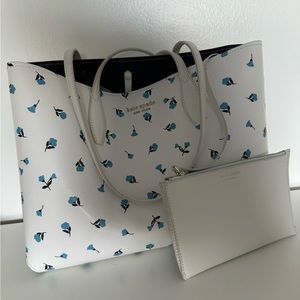 Kate spade all day white tote